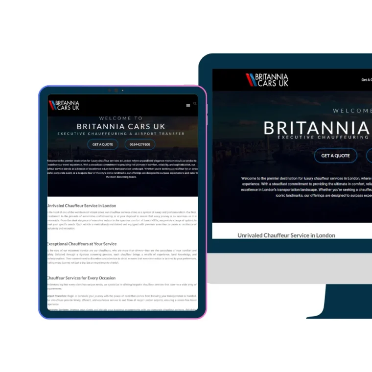 Britannia Cars UK Portfolio